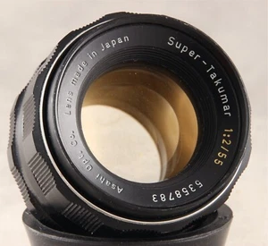 55mm f2 Pentax Super Takumar, Screw Mount, AS-IS - Picture 1 of 3