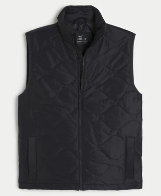 NWT HOLLISTER MEN’S ONION-QUILTED PUFFER VEST JACKET | Size L (Large)| | $69.95 - Image 1 of 4