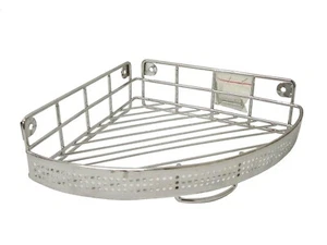 (28010) ESTANTERIA ESTANTE BAÑO ESQUINERA AGUJEROS MARTILLEADO - Imagen 1 de 4