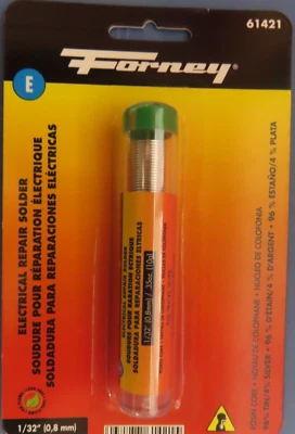 Soldadura de reparación eléctrica Forney 1/32" .35 oz. # 61421 NUEVO Foto 1 de 2