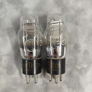 Vintage Raytheon Type WX274B Vacuum Tubes Tested Pair – 4-Pin Rare - Picture 1 of 6