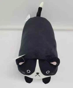 Rare Daiso Japanese BLACK Plush Cat Doll Cute Soft Stuffed Toy 15" - Picture 1 of 6