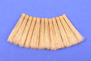 12 Naturborste Ersatzpinsel 4 mm Glasfaserradierer Polierstift Reinigungsstift - Picture 1 of 1