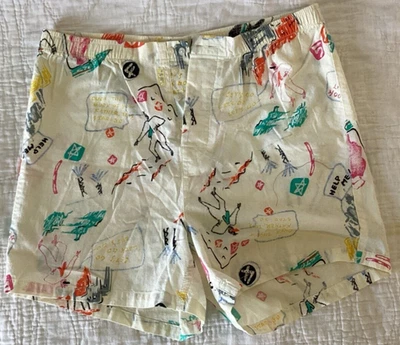 Pantalones Cortos Para Mujer JAG De Colección Talla 4 100% Algodón Estampado Gráfico Botón Mosca Foto 1 de 4