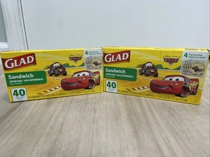 NEU 2016 Froh Disney/Pixar Cars Sandwich Reißverschluss Tasche Menge 80 (zwei 40ct Boxen) - Bild 1 von 4