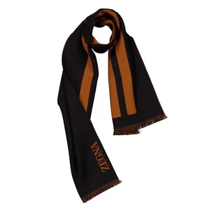 Ermenegildo Zegna 232 Road Brand Mark Wool Scarf - Picture 1 of 3