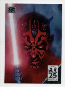 2024 Topps Chrome Star Wars Galaxy - 25th Anniversary Art of Darth Maul #AM-1 - Picture 1 of 2