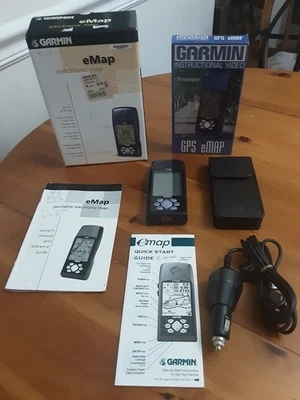 Garmin eMap Portable Handheld 12 Parallel Channel GPS/ Hiking/ Geocaching - Image 1 of 4