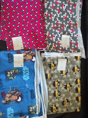 Stoffpaket für Jungen, verschiedene Design, Starwars/Mineons,Skrulls, Baumwolle - Bild 1 von 4