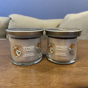 Yankee Candle Afternoon Scrapbooking 4,3 Unzen Becher Hergestellt mit ätherischen Ölen - 2er-Packung - Bild 1 von 6