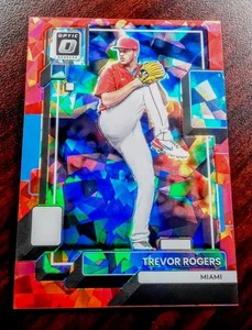 Panini Donruss Optic Red Cracked Ice Prizm 2022/7 Trevor Rogers #193 - Imagen 1 de 2
