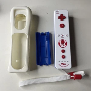 Nintendo Wii Toad Edition Motion Plus Remote Controller RV Tested Working Used - Picture 1 of 4