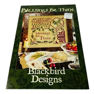 Blackbird Designs Blessings Be Thine Kreuzstichkarte Muster 2005 selten - Bild 1 von 4