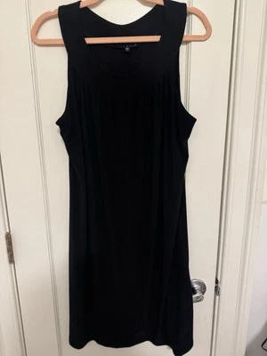 Vestido Tiana B Mujer Negro Fluido Talla L Sin Mangas Ligero Transpirable Foto 1 de 3