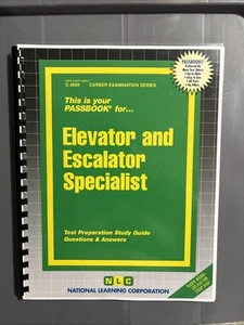 Elevator And Escalator Specialist Passbook - Picture 1 of 2