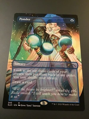 MTG Secret Lair #245 Borderless Ponder NM - Image 1 of 2