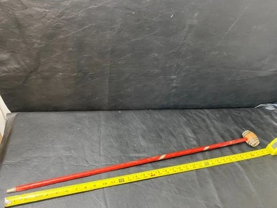 vintage 50's carnival cane walking stick wooden keg beer fair circus souvenir - Image 1 of 4