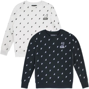 Kangol Herren All Over Print Fleece Pullover Rundhals Sweatshirt gesticktes Logo - Bild 1 von 3