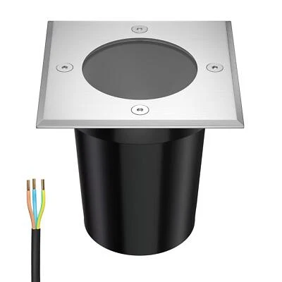 Lampe encastrée dans le sol RELI pour l'extérieur IP67 inox carrée 11 x 11cm ... Foto 1 de 4