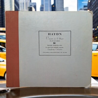 Haydn Concerto in D Major Sargent Feurmann Columbia Set M-262 12" Shellac 1936 - Image 1 of 4