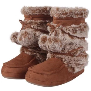 House Slippers, Indoor and Outdoor Cute Fluffy Slipper Boots Women’s Plush Fl... - Picture 1 of 7