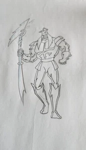 Double Dragon Original Animation Production Drawing - Bild 1 von 3
