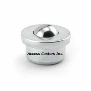 MBT-5/8SS Hudson Bearing Ball Transfer, 5/8" Drop-In Style, Stainless Steel - Picture 1 of 2