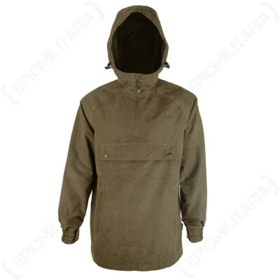 Highland Jagdkittel in khaki grün von Percussion - wasserdichter atmungsaktiver Mantel