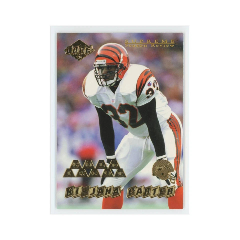 Ki-Jana Carter 1998 Collector's Edge Gold #36 Cincinnati Bengals NM - Image 1 of 3
