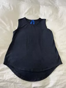 Kit And Ace | Women’s SZ 4 (S) Navy Sleeveless Tank Tunic Comfort Cashmere Blend - Picture 1 of 6