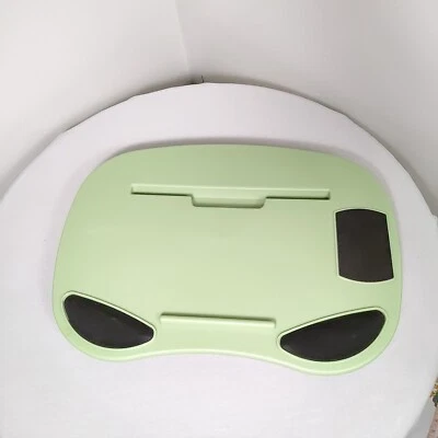 Media Lap Desk  18"x13" with Polka Dotted Pillow Mouse Pad Section - Image 1 of 4