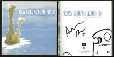 Andrew Bell SIGNED AUTOGRAPHED Now You've Done It + SKETCH SC 1st Ed 1st Print - Image 1 of 2