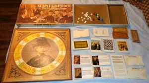 ANTIGUO JUEGO DE MESA VINTAGE 1970 PARKER BROTHERS OBRA MAESTRA SUBASTA ARTE - Imagen 1 de 21