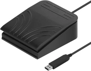 Gaming Foot Pedal USB - iKKEGOL Programmable PTT Macro Key for PC & Streaming - Picture 1 of 10