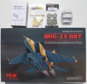Kit ICM MiG-25 RBT + Conversión de Resina Modelos AMIGO ARMORY NEOMEGA Barracuda 1:48 - Imagen 1 de 7