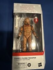 Star Wars Black Series 6-inch Holiday Edition Phase 2 II Clone Trooper Exclusive