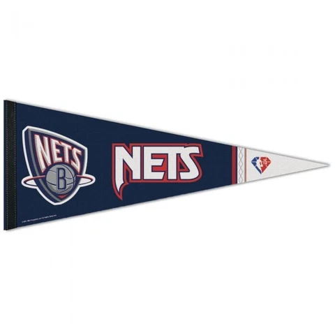 BROOKLYN NETS CITY EDITION PREMIUM QUALITY PENNANT 12"X30" BANNER NBA Cover