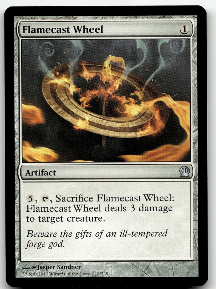 MTG Flamecast Wheel Theros 215/249 Regular Uncommon - Image 1 of 1