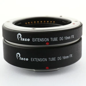 Pixco Auto Focus Macro Extension Tube 10mm 16mm for Fujifilm X mount FX Pro2 T1 - Picture 1 of 3