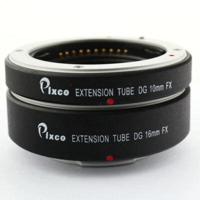 Pixco Auto Focus Macro Extension Tube 10mm 16mm for Fujifilm X mount FX Pro2 T1 - Image 1 of 3