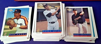 1993-94 fleer excel MINOR LEAGUE SET COMPLETE set 1-300 w/DEREK JETER RC NRMT-MT - Image 1 of 3