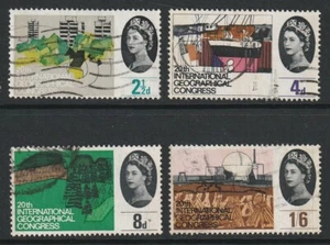 1964 juego de fósforo congreso geográfico de 4 SG651P/654P bonito usado - Imagen 1 de 2