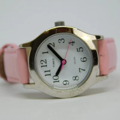 Timex T79081 WR 30M Reloj Mujer Analógico Cuarzo Banda Tono Rosa Batería Nueva Foto 1 de 4