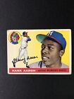 1955 Topps Hank Aaron #47 2nd year; well-centered, NO creases!!
