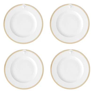VERSACE BY ROSENTHAL MEDUSA D'OR SET OF 4 BREAD PLATES #409950-10218 BRAND NIB - Image 1 of 2