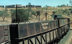 Postal de tren de colección Southern Pacific ventana furgón de cola, sin publicar - Imagen 1 de 4