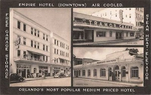 Postcard Florida Orlando Empire Hotel Tramor Cafeteria c1930s-40s Unused NrMint - Picture 1 of 1