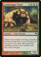 Magic MTG Tradingcard Shadowmoor 2008 Loamdragger Giant 210/301