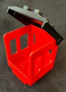 LEGO DUPLO  Red Train Steam Engine Cabin With Black Roof 92453 - Picture 1 of 3
