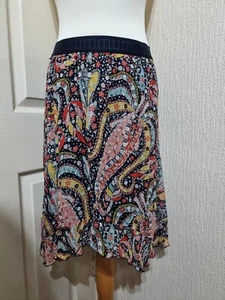 Falda asimétrica de gasa Summum Amsterdam patrón floral boho talla 38 Reino Unido 10/12 - Imagen 1 de 7